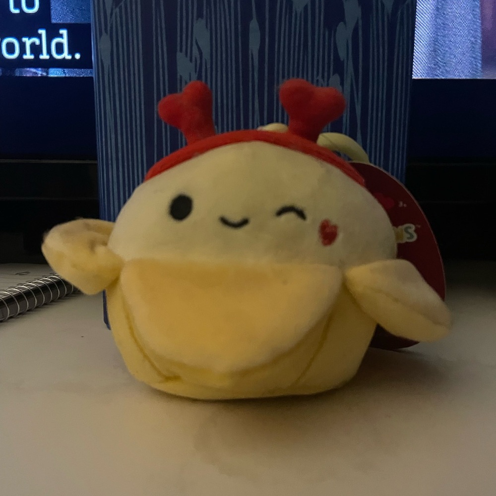 Valentines squishmallow keychain